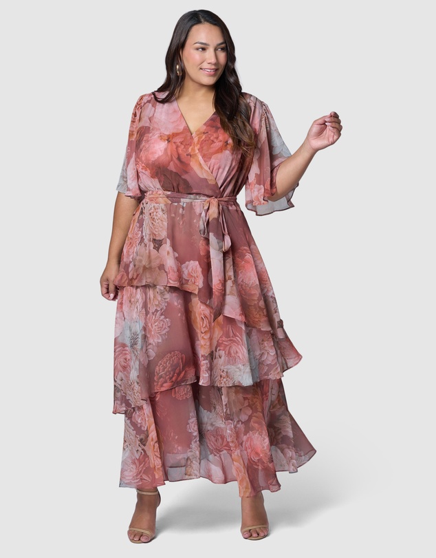 Pink Dusk by Curve Project - Hypnotic Maxi Dress