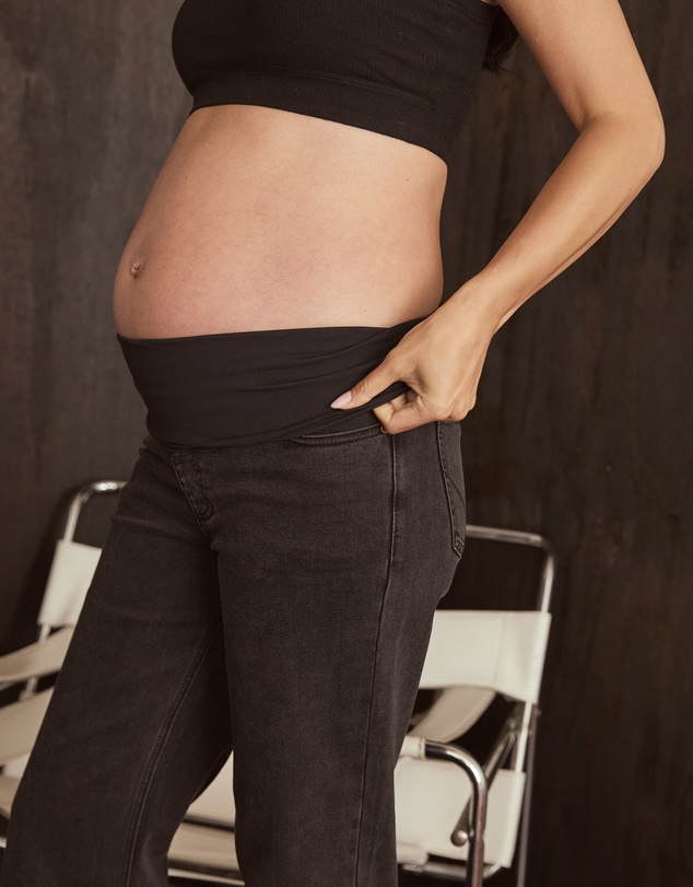 Soon Maternity - Straight Leg Overbelly Jeans