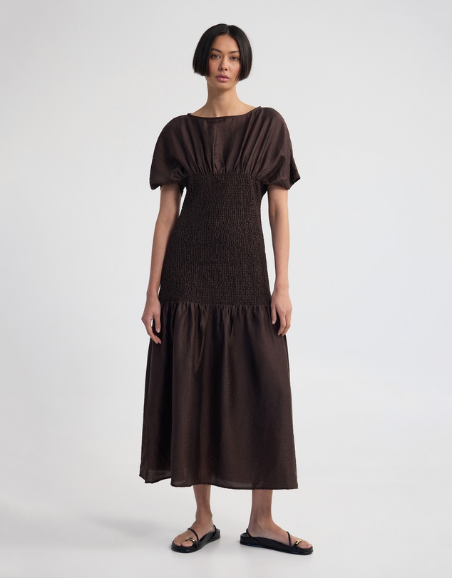 Oxford - Kit Shirred Dress