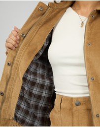All About Eve - Bambi Cord Bomber Tan