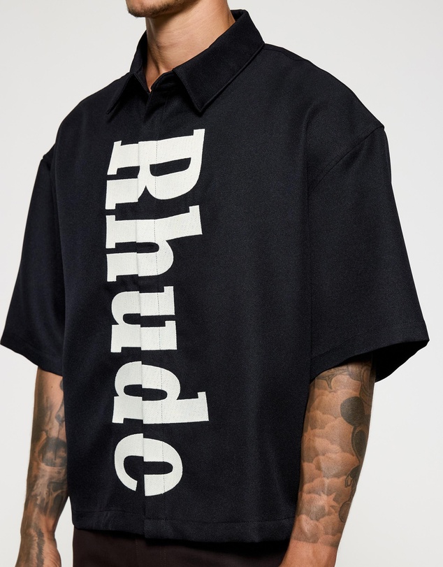 RHUDE - Centre Logo Button Up Shirt