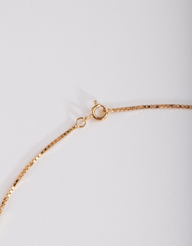 Lovisa - Gold Plated Sterling Silver Box Chain Necklace