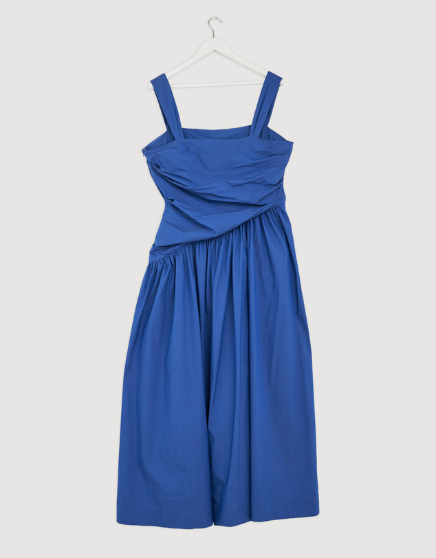 Revibe - Repaired AERE Kylara Ruched Midi Dress - AU 18