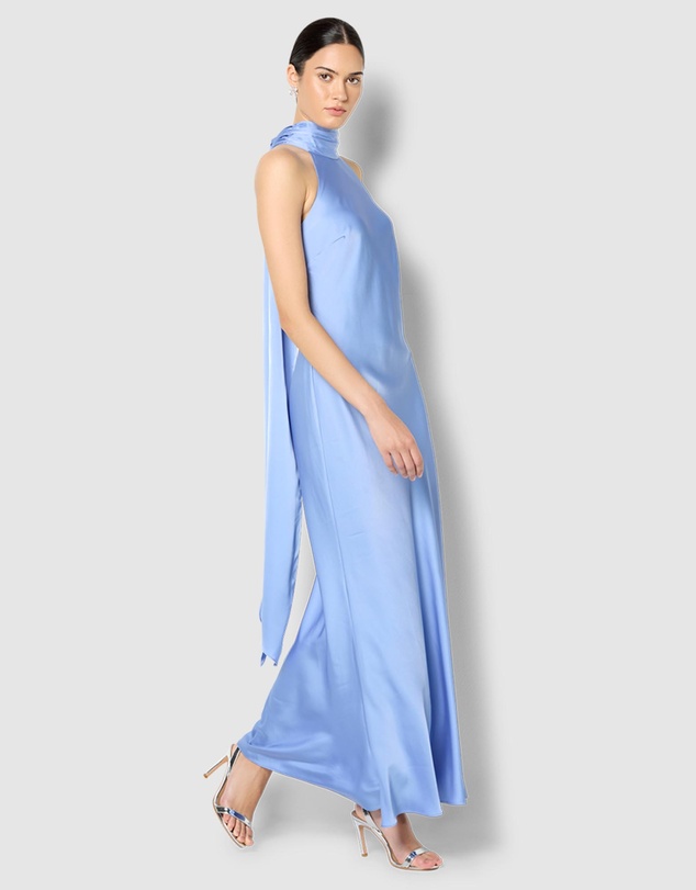 Montique - Azalea Satin Maxi Dress