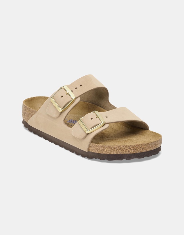 Birkenstock - Arizona SFB Nubuck Leather Narrow - Women's