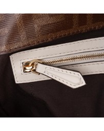 Pre-Loved by Azura Reborn - Pre-Loved Zucca Glazed Fabric Cage Baguette Satchel