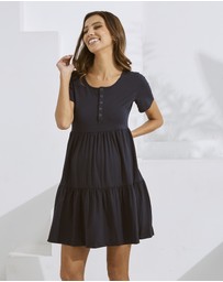 Angel Maternity - Maternity and Nursing 3 Tiered Dress