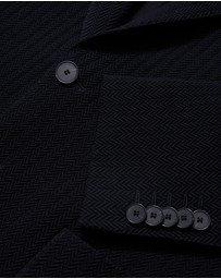 Calibre - Herringbone Jacquard Blazer Navy