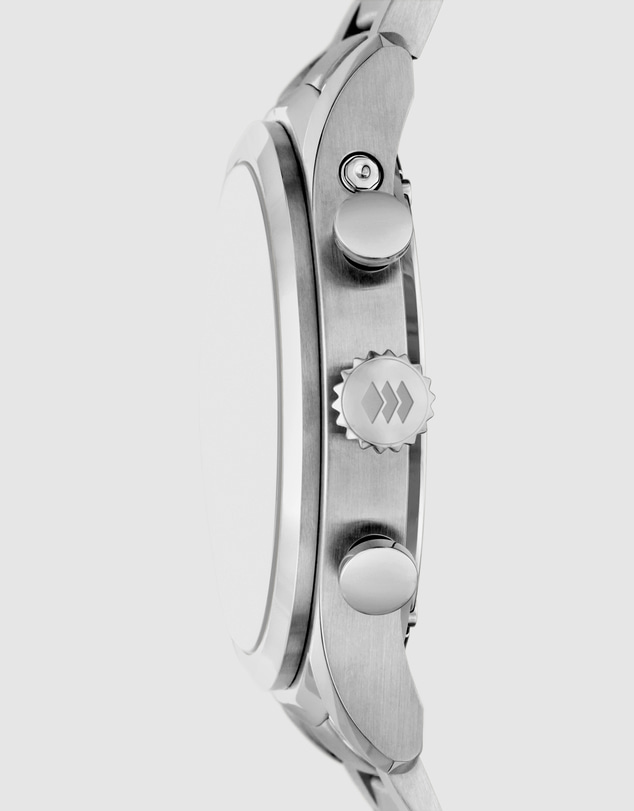 Fossil - Signature CS-1 Silver Tone Chronograph Watch