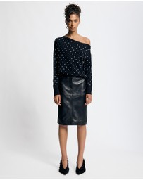 Lover - Ramona Stud Asymmetrical Jumper