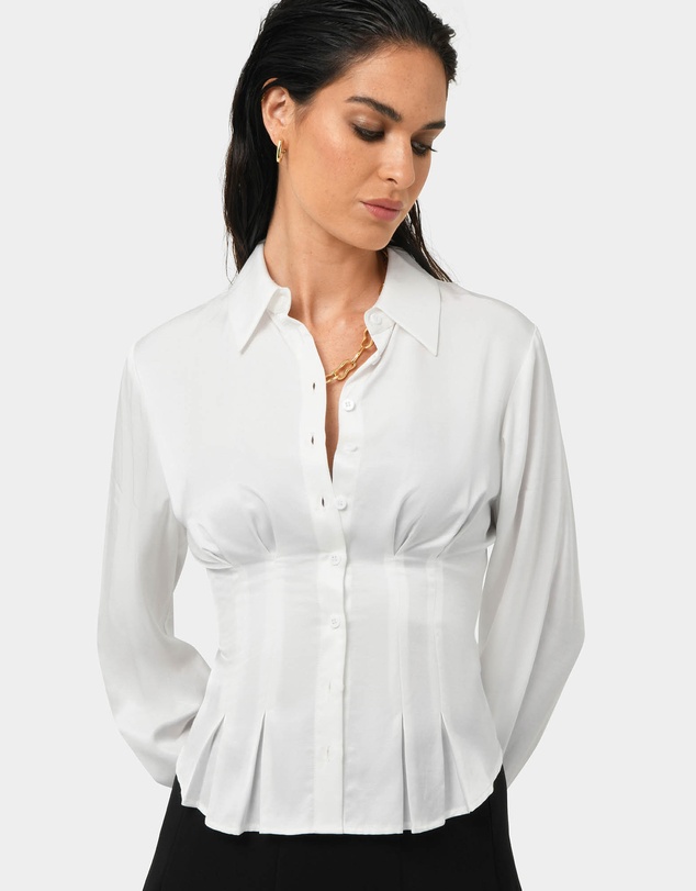 Forcast - Paige Gathered Shirt