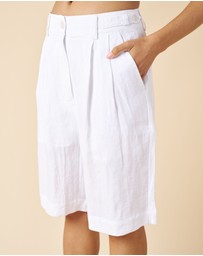 CAMIXA - Bermuda Linen Shorts Jorts