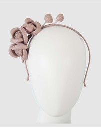 Max Alexander - Leather Flowers Headband