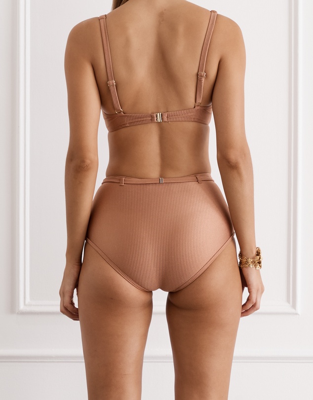 Aqua Blu Australia - Bronze Marilyn High Waist Pant
