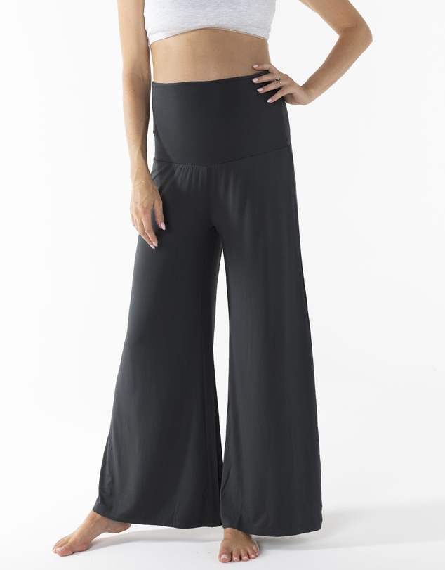 Angel Maternity - Maternity Wide Leg Bamboo Pant