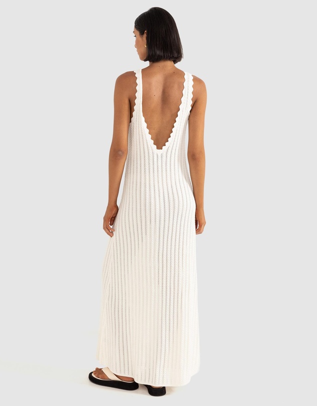 Rhythm - Scallop Knit Maxi Dress