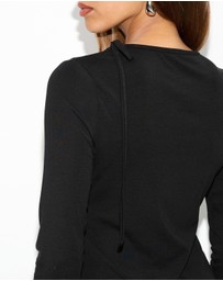 Dazie - Autumn Tie-Shoulder Top