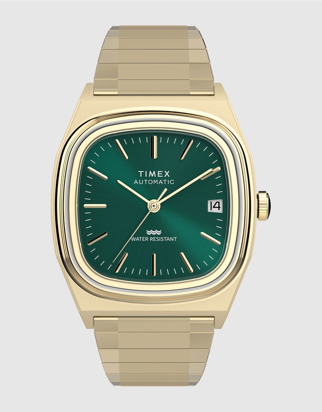 TIMEX - Timex® Automatic 1983 E Line 34mm Stainless Steel Expansion Band Watch