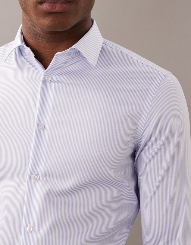 Calvin Klein - Stripe Slim Cotton Stretch Shirt