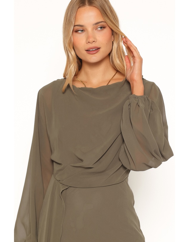 Petal & Pup - Arnica Maxi Dress - Olive Green