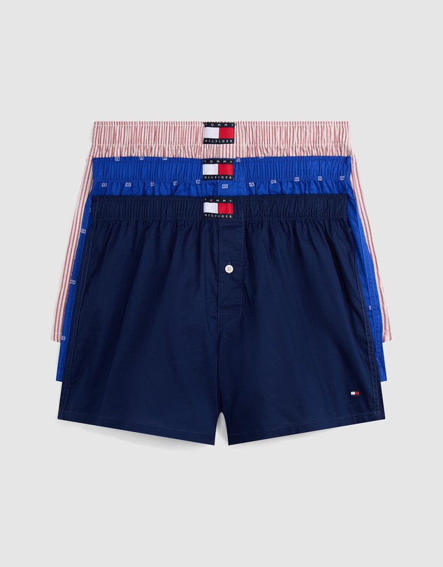 Tommy Hilfiger - 3-Pack Heritage Woven Boxer Shorts