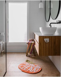 Miss April - Peach Bath Mat