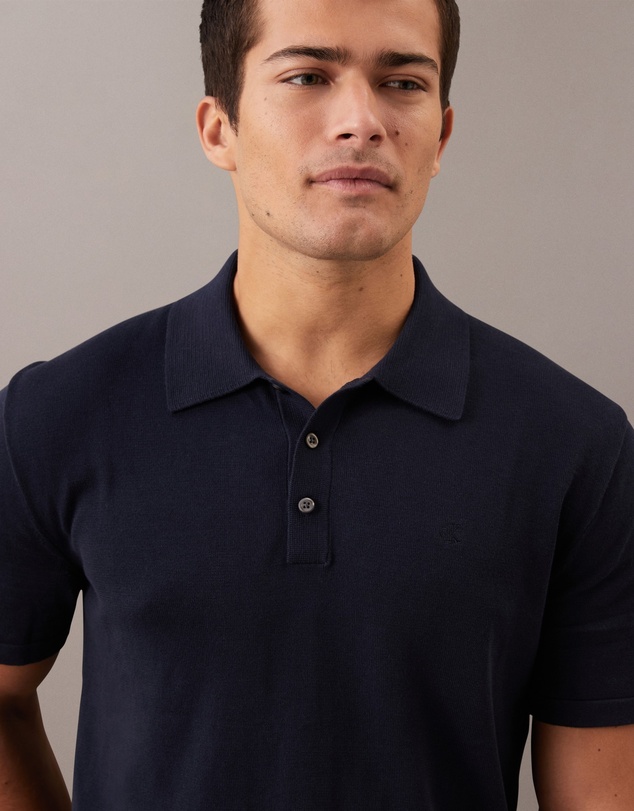 Calvin Klein - Supima Cotton Polo Sweater