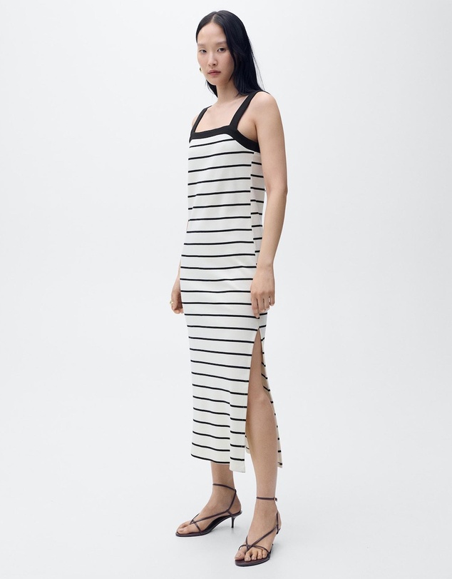 M.N.G - Tena Striped Midi Dress