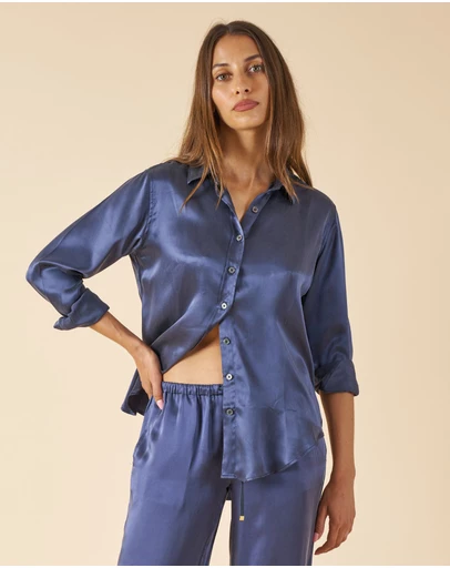 CAMIXA - Satin Silk Shirt
