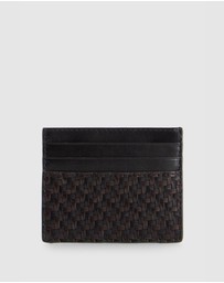 Evity - Logan Leather Weave CC Holder