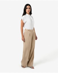 Forcast - Tiara High Neck Shell Top