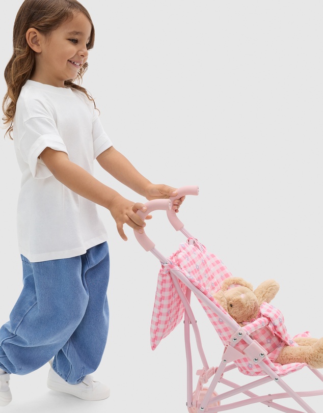 Seed Heritage - Gingham Doll Pram