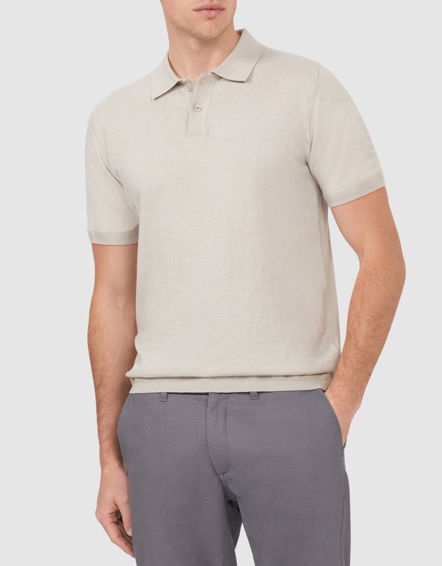 Van Heusen - Cotton Silk Knitted Polo