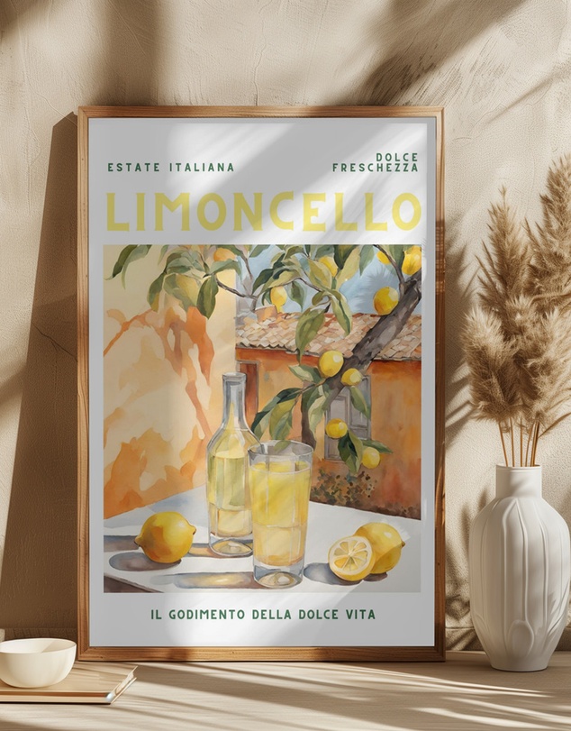 Olive et Oriel - Limoncello by Ohkimiko Art Print