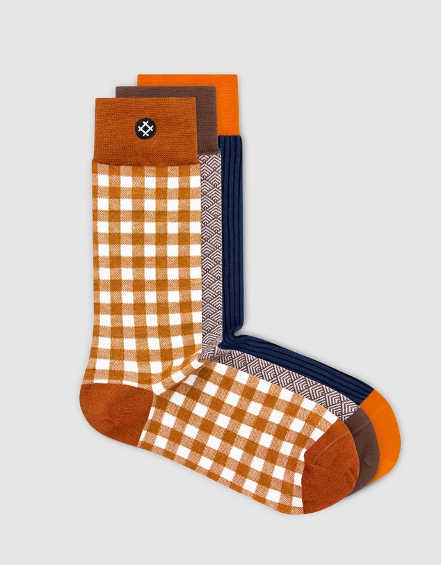 Sockdaily - Ceremony 3 Pack Crew Socks