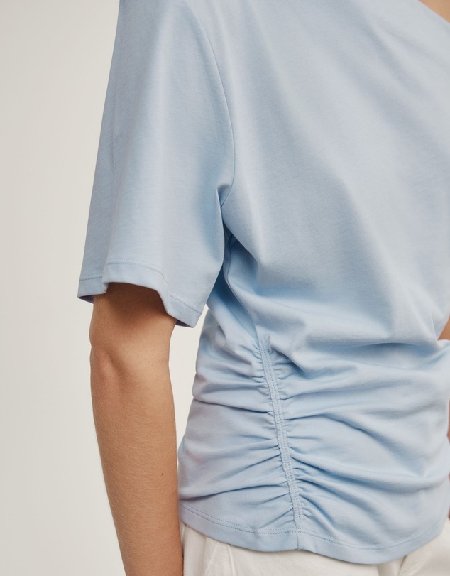 Witchery - Ruched Asymmetric T-shirt