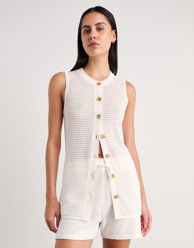 Jag - Brita Longline Knit Vest
