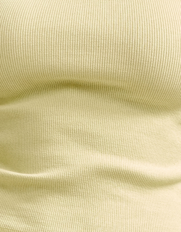 MVN - Ribbed Scoop Neck Top