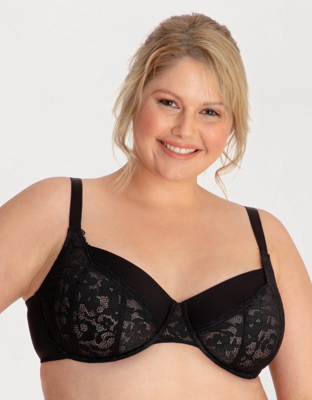 Ava & Audrey  - Underbliss by Ava & Audrey Lacey Balconette Underwire Bra