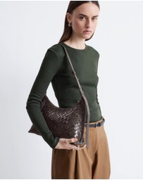 & Other Stories - Interwoven Leather Crossbody Bag