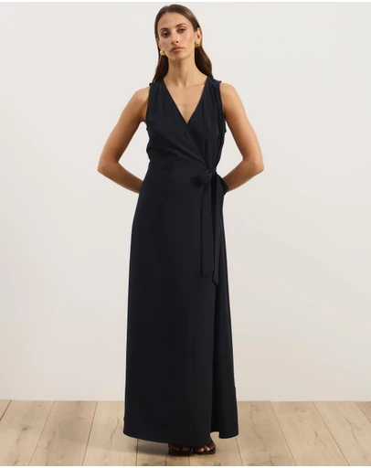 Atmos&Here - Lily Wrapover Midi Dress