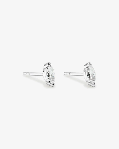 Michael Hill - 6mm Marquise-Cut Cubic Zirconia Solitaire Stud Earrings in Sterling Silver