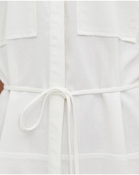 Calli - Seamed Midi Dress