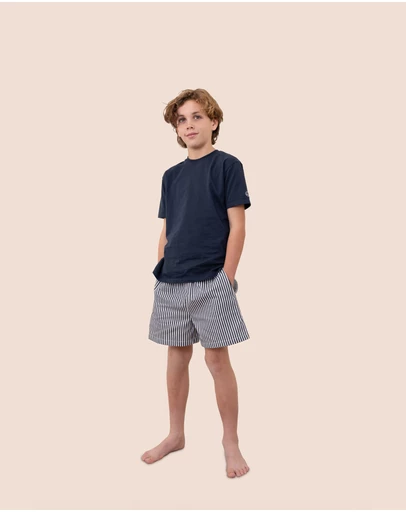 Gingerlilly - Rebecca Judd x Gingerlilly Mini Noah Cotton Short PJ Set