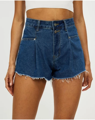 KAJA Clothing - Queenie High Waisted Ruffled Shorts