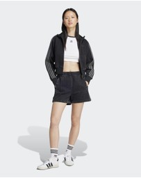 adidas Originals - Adicolor Denim Firebird Shorts Womens