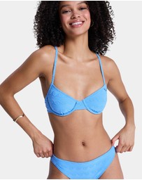 Roxy - Womens Paradise Wave Underwire Bralette Bikini Top