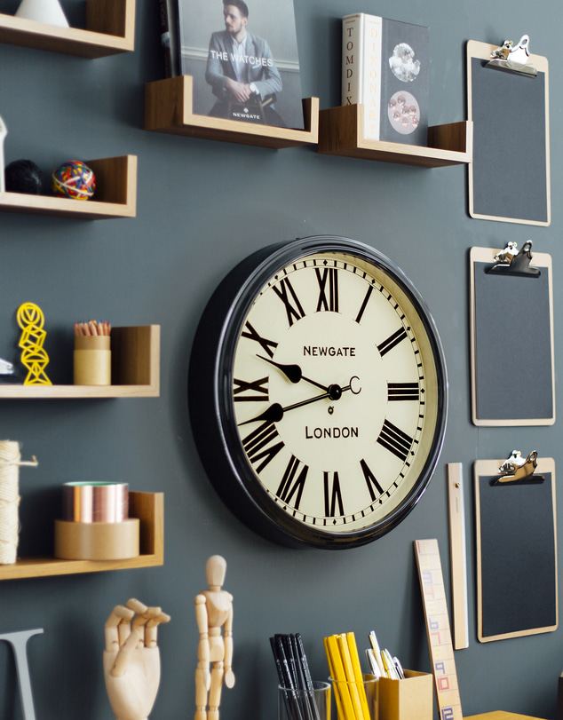 Newgate - Newgate Battersby Clock Black