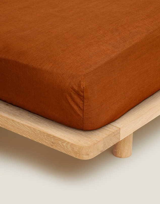 Carlotta + Gee - 100% Linen Fitted Sheet