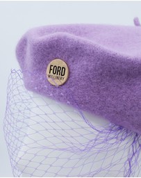FORD MILLINERY - NIKKI Beret with veil